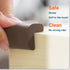 Roving Cove HeftyFit Corner Protector for Baby, 4 Large Corners, Heavy-Duty Soft Rubber Foam