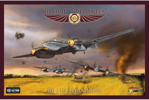 Blood Red Skies WWII Mass Air Combat War Game German Bf 110 Squadron 1:200 772012013