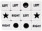 Ahoper Right Left Center Dice Only 12 Dices Prime Dice Game six sided