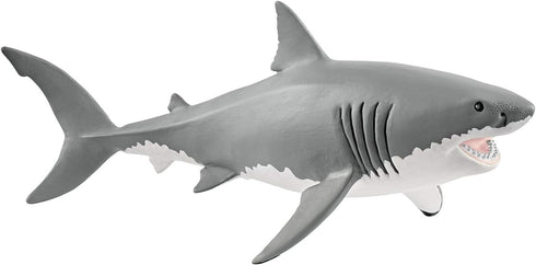 Schleich Wild Life Realistic Great White Shark Figurine - Durable and Educational