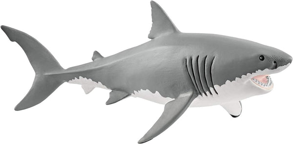 Schleich Wild Life Realistic Great White Shark Figurine - Durable and Educational