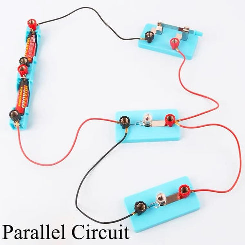 Kids Electricity Circuit Learning Kit, STEM Physics Science Electric Lab Experiments for Series and Parallel Circuit