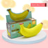 3D Fruit Cube 3×3 Magic Speed Cube, Children's Educational Puzzle Cube Brain Teaser (Banana)