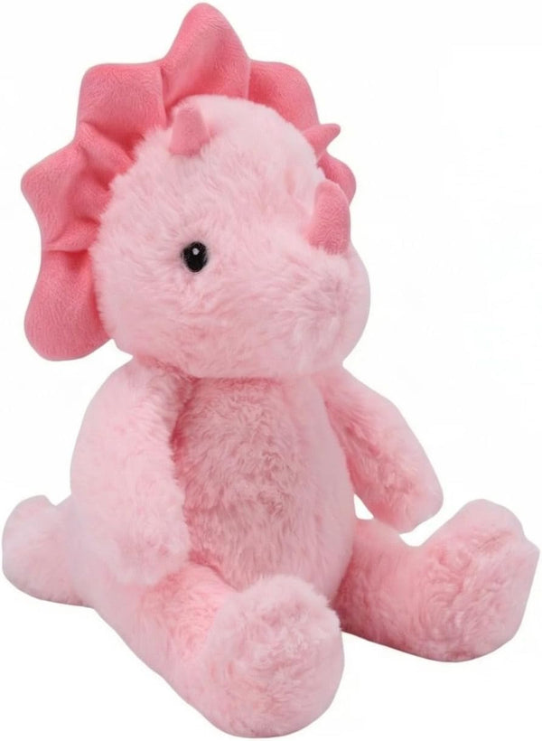 VANLINNY Dinosaur Stuffed Animals, Pink Dinosaurs Toy for Kids 3-5, Cute 9"