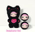 Mckkymi Nommi 1PC, (1 7 Plush Blind Box, Kawaii Cute Series Stuffed Blind Box Doll Kawaii Mystery Plush Toys