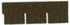 Dollhouse Miniature Roofing Brown Square Asphalt Shingles