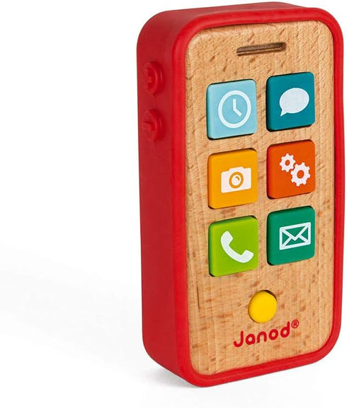 Janod Pretend Play Sound Telephone for Ages 18 Months+ - J05334