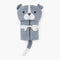 Elephant Baby Slate Puppy Hooded Baby Bath Wrap