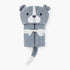 Elephant Baby Slate Puppy Hooded Baby Bath Wrap