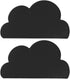 2pcs Children Cloud Shape Placemat, Silicone Suction Baby Bowl Insulation Feeding Plate Set