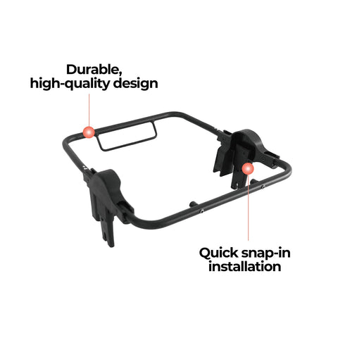 Mompush Wiz Stroller Adapter for Chicco Car Seats - Compatible with Mompush Wiz Stroller