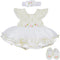 Reborn Baby Dolls Clothes, 20 Inch Outfit Accessories, 5pcs Princess Dress Set for 17-23 Inch Newborn Dolls