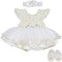 Reborn Baby Dolls Clothes, 20 Inch Outfit Accessories, 5pcs Princess Dress Set for 17-23 Inch Newborn Dolls