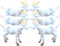 NUOBESTY Mini Goat Figurines 6pcs Simulated White Goat Animals, Tiny Farm Sheep Figures, Educational Toys, Cake Topper