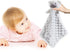 Unisex Minky Dot Security Blanket - Soft White Bear Baby Toy