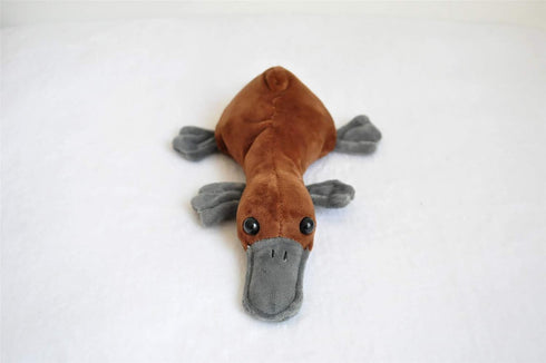 TAMMYFLYFLY 8.6" Realistic Platypus Soft Plush Pillow, Kawaii Stuffed Animals Toys for Kids' Gifts