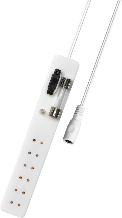 1:12 iLAND Scale Accessories of Dollhouse Lighting Power Strip & Adapter, Mini Doll House Accessories for Miniature