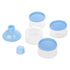 Accmor 4 Formula Dispenser On The Go, Compartments Stackable Formula Container for Travel, Baby Milk Powder Kids Snack