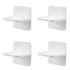 kulusion 4 Packs Adhesive Furniture Anchors No Drill, Anti Tip Furniture Wall Anchors