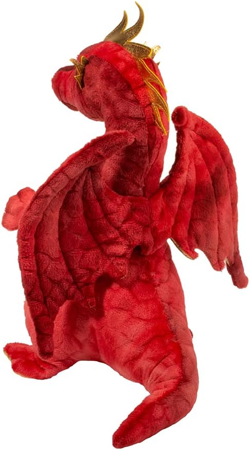 Eugene the Red Dragon Plush Toy - Soft and Huggable Stuffed Animal