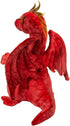 Eugene the Red Dragon Plush Toy - Soft and Huggable Stuffed Animal