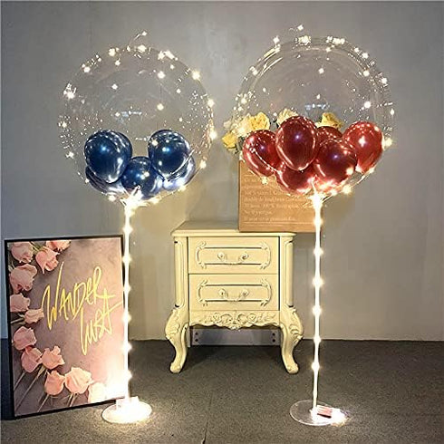 Clear Balloons Large, 10 Pcs Wide Neck Pre-Stretched Big Giant Transparent Bubble Balloons for Stuffing