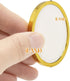 iLAND Miniature Dollhouse Accessories, 4 Picture Frames Set with Printed Paintings in Golden Color