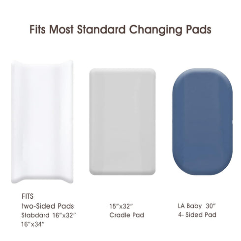 3 Pack Set, Cozy david's Kids Changing Pad Cover Ultra Soft Breathable Microfiber Diaper Change Table Sheets for Baby