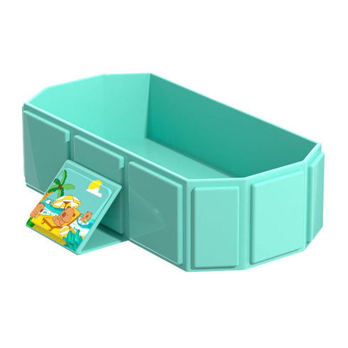 Generic Foldable Bathtub Kids Basin Stylish Versatile Durable Body Cleansing Shower, Functional, Lightweight,