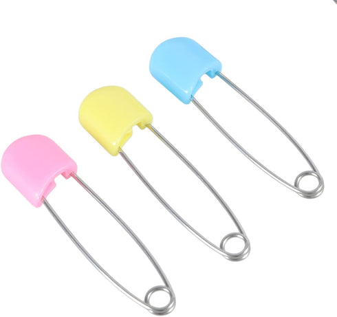 Xinsheinelry 12 Pcs Colors Locking Baby Cloth Nappy Diaper Craft Pins