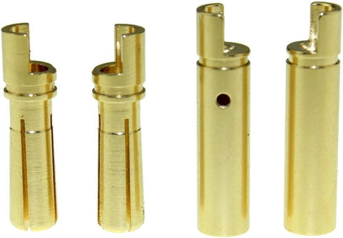 20 Pairs Amass 4.0mm Gold Banana Bullet Connector Plug, Male Female for RC Battery