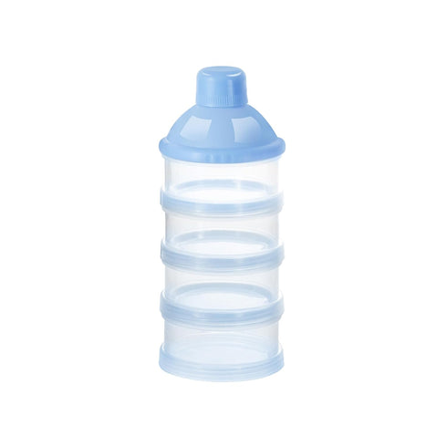 Accmor Formula Dispenser On The Go, 4 Compartments Stackable Formula Container for