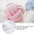 PUXU Blue,11in/28cm) Knot Pillow Ball Round Cushion Pillows, Children Room Decoration Plush Toys Calming Stress Relief