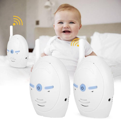 Digital Audio Baby Monitor, High Sensitivity Surveillance System, Two Way Audio, Security Alarm for Home Baby Pet US