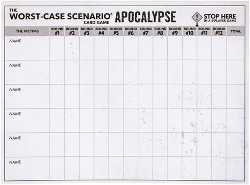 MOOSE GAMES The Worst-Case Scenario Card Game - Apocalypse Match Game for Ages 14 and Up