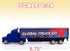 Set 2, ArtCreativity Semi Truck Toys for Boys, of Pull Back Truck Toys for Kids in Red & Blue, Trailer Trucks for Hours