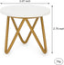 1 6 Scale Dollhouse Furniture Mini Circle Coffee Table Miniature Decor for Living Room Bedroom Family Room Kitchen