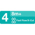 8 (Pack 2) Evenflo Feeding Balance Plus Wide Neck Nipples for The Balance Plus Wide Neck Baby Bottles - Helps Reduce