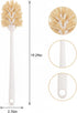 Bottle Brush Cleaner,Long Plastic Handle,Soft Bristle&Non-Scratch,Cleans and Scrubs Hard to Reach Coffee