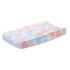 Rainbow Hearts Pink and Purple Changing Pad Cover for Infants