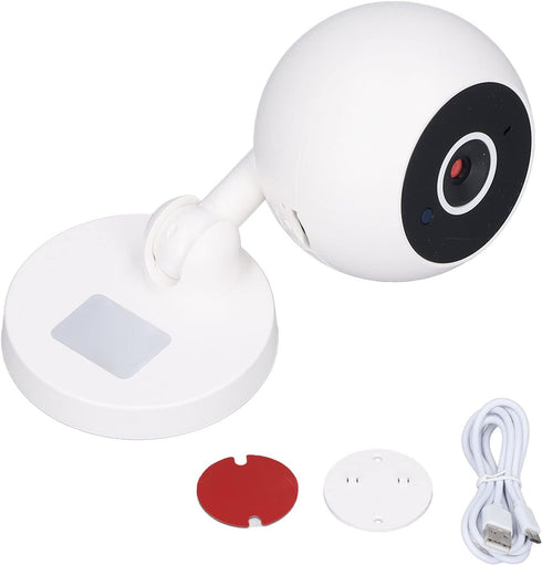 ANGGREK Ring Camera Indoor, Indoor Security Camera Motion Detection Remote Viewing Night Vision Two Way Voice Calls