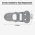 Replacement Closing Latch for UppaBaby Vista 2015+ (and V2), Hinge Latch Compatible with V1 & V2 Strollers, Gray