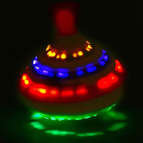 PATKAW Spinning Top, LED Gyroscope Music Toy, Flashing Spinning Tops for Kids Birthday Party Supplies