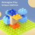 1100 Piece Building Blocks Classic Building Toys, Creative Bulk Sets Compatible with Legos, 17 Colors Mixed, 147 Shapes