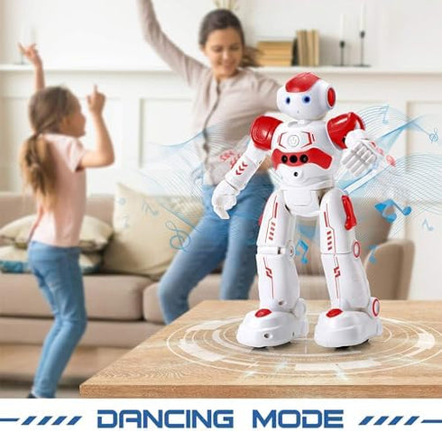 Programmable 3 4 5 6 7 8 KingsDragon RC Robot Toys for Kids, Gesture & Sensing Remote Control Smart Robot for Age Year