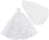 11.5 inch E-TING White Gorgeous Long Wedding Dress Princess Gown Clothes with Veil for DollsDoll Not Included