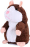 BestLand Plush Interactive Toys PRO Talking Hamster, Electronic Pet Chatimals Mouse Buddy, 5.7 x 3 inches, Brown