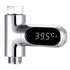 Shower Thermometer - LED Digital Display Waterproof Battery Free Design for Baby Bath/Tub