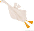 Baby Toys Lovey Blanket, Soft Goose Blankets for Newborn Essentials, Sensory Security Blanket for Boys and Girls (Cream)