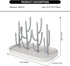 Baby Essentials,Bottle Drying Rack,Baby Bottle Drying Rack,Drying Rack for Kitchen Counter,Detachable Bottle Dryer Holder with Base.for Nipples,Cups,Pump Parts and Accessories(Gray) by SHxxyljh
